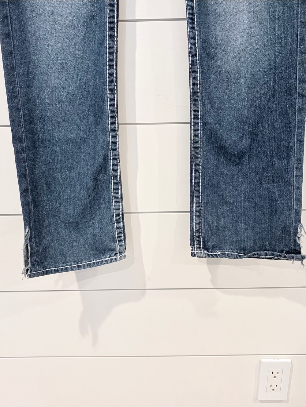 Vintage True Religion Joey Bootcut 32 Jeans Y2K McBling Grungecore Distressed - Picture 6 of 15